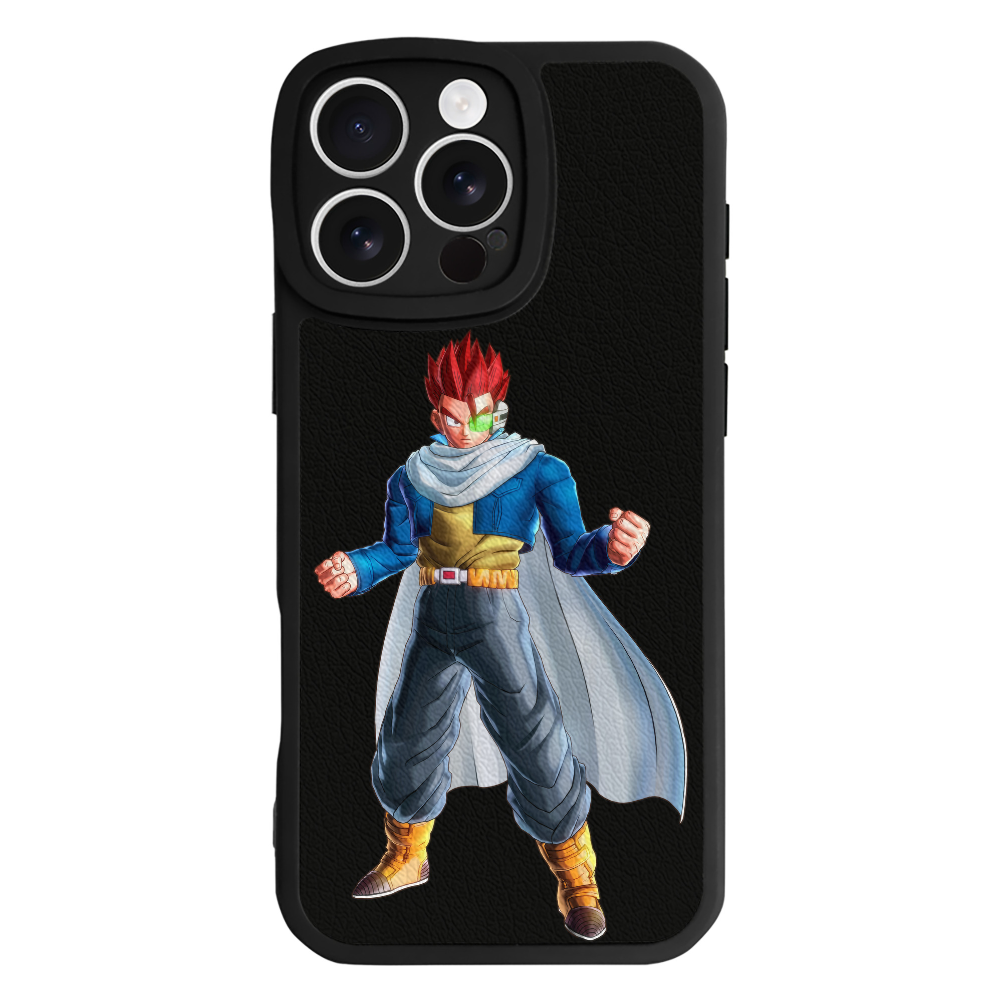 （画像用） ドラゴンボール 孫 悟飯（そんごはん）DRAGON BALL Son Gohan 【iPhone 16シリーズ対応】シリコンスマホケース（レザー調） 材質：シリコン